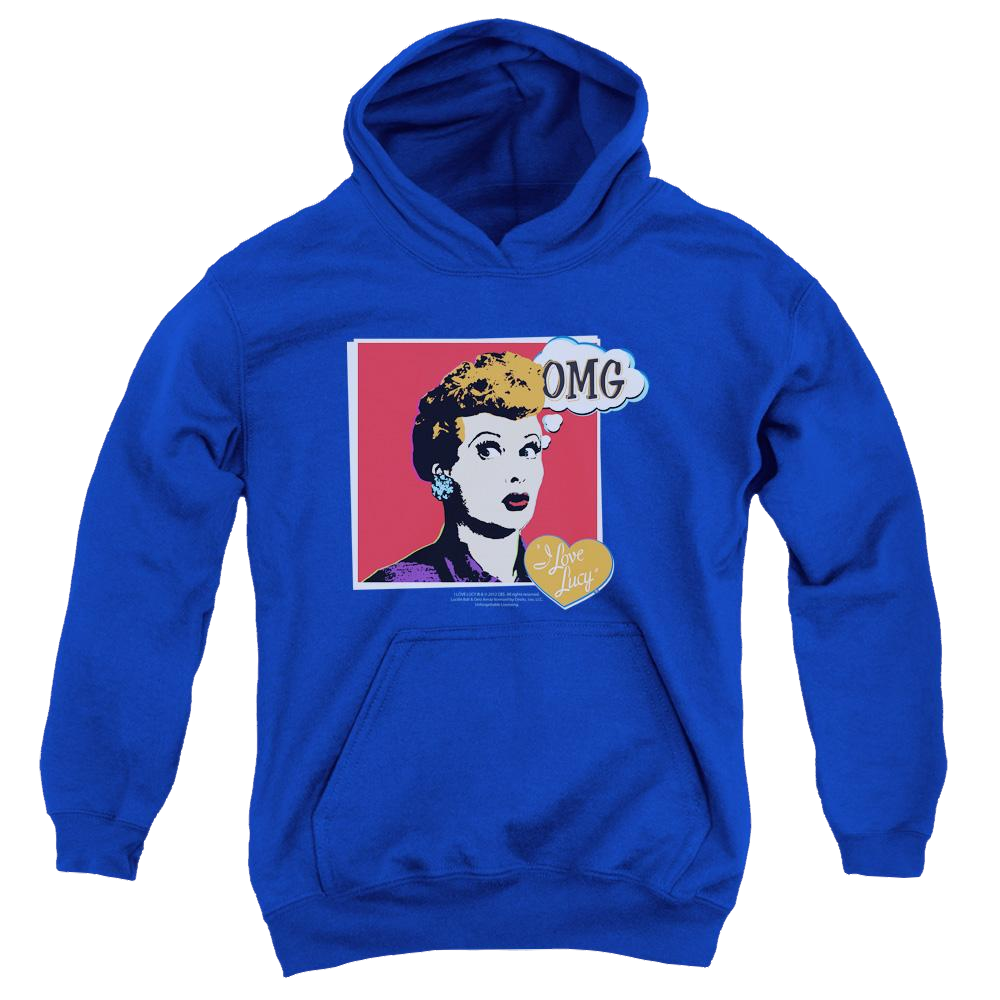 I Love Lucy I Love Worhol Omg Youth Hoodie (Ages 8-12) Youth Hoodie (Ages 8-12) I Love Lucy