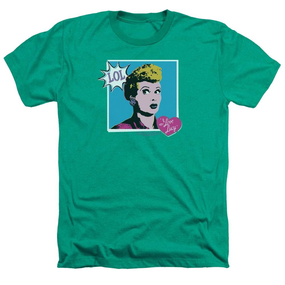 I Love Lucy I Love Worhol Lol Men's Heather T-Shirt Men's Heather T-Shirt I Love Lucy