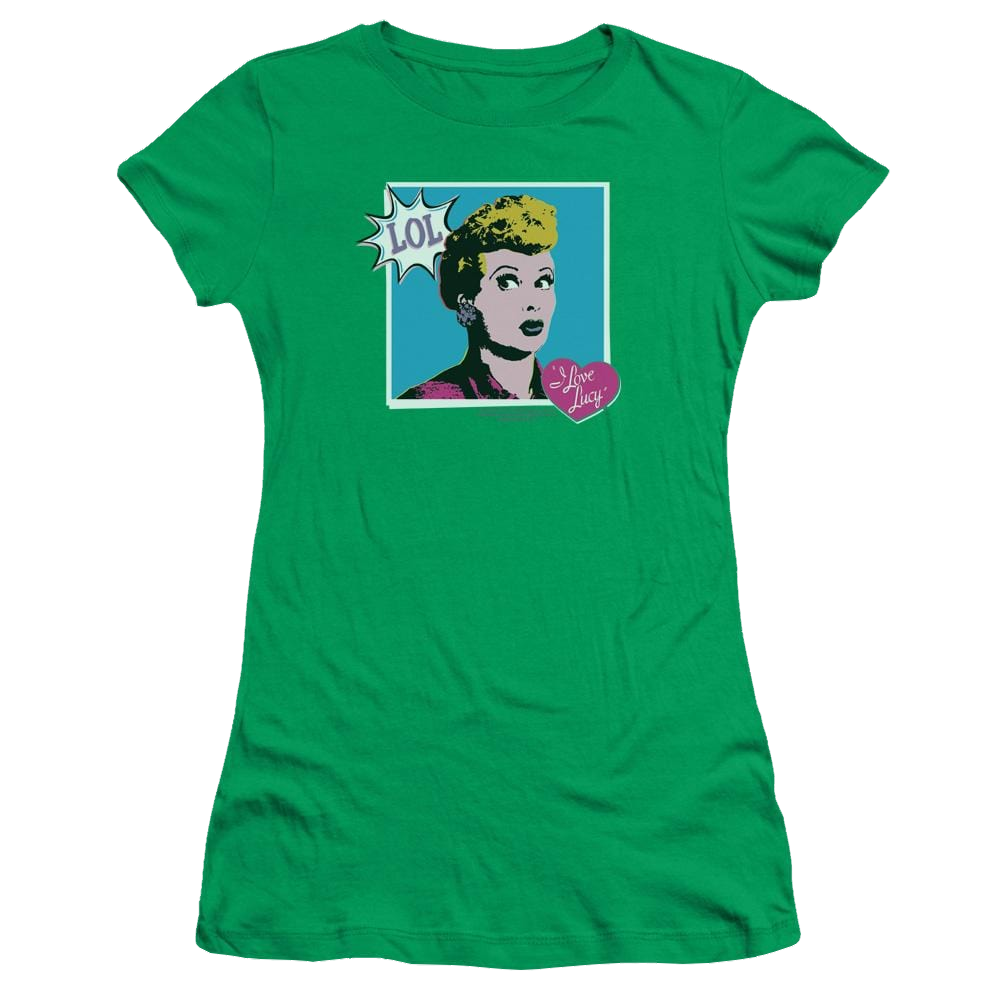 I Love Lucy I Love Worhol Lol Juniors T-Shirt Juniors T-Shirt I Love Lucy