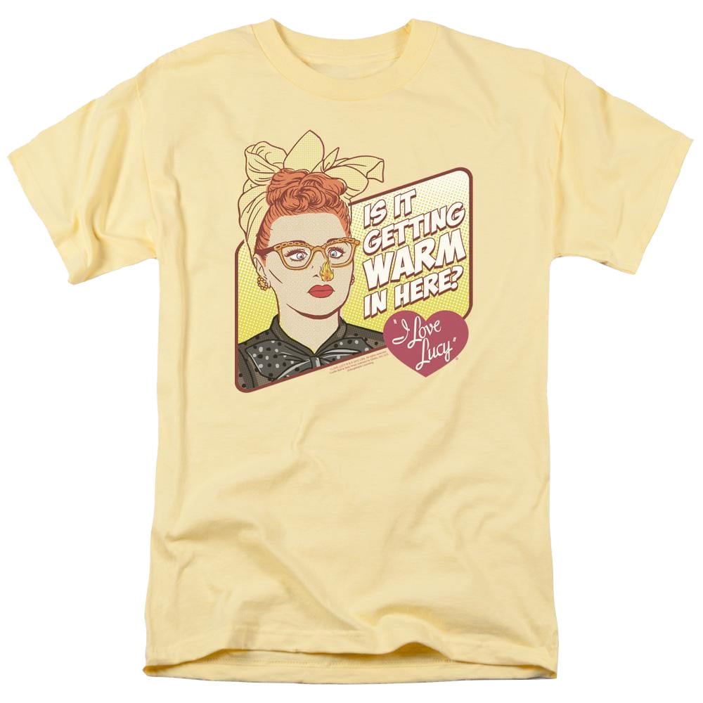 I Love Lucy Warm In Here Men's Regular Fit T-Shirt Men's Regular Fit T-Shirt I Love Lucy