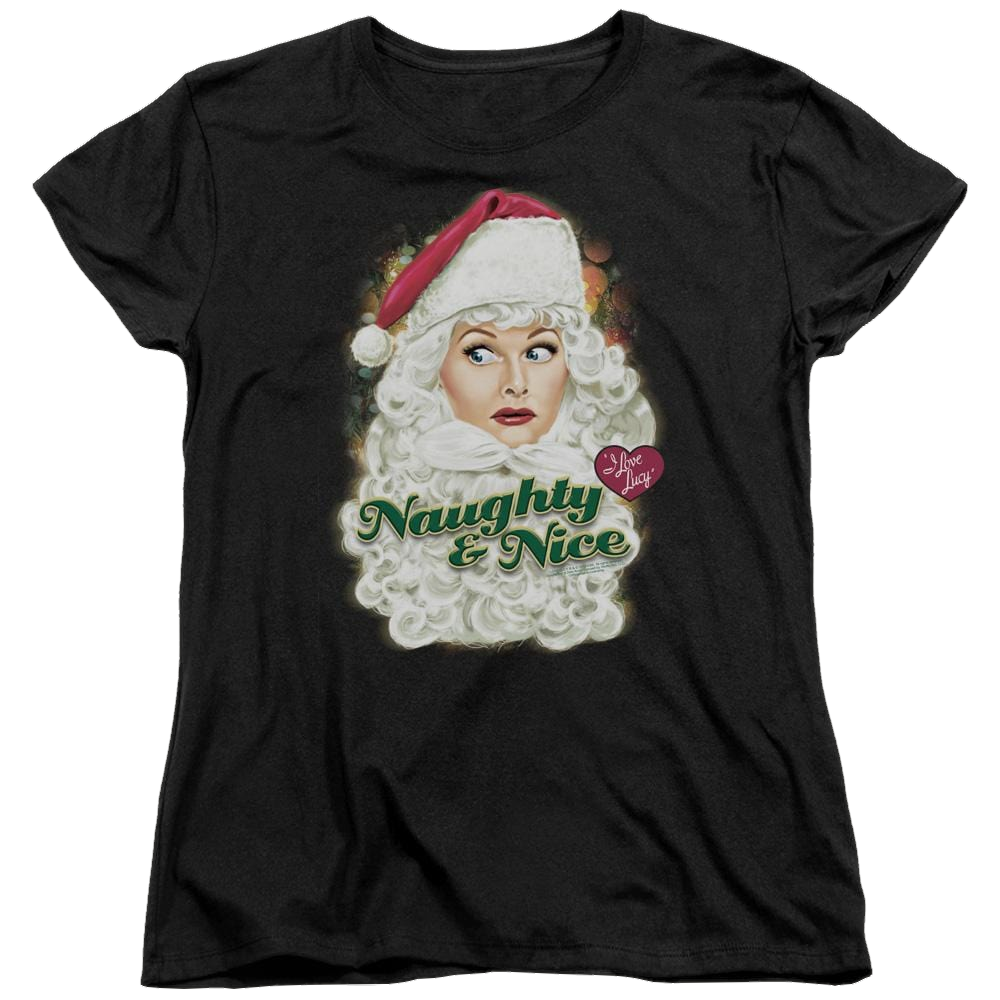 I Love Lucy Santa Women's T-Shirt Women's T-Shirt I Love Lucy