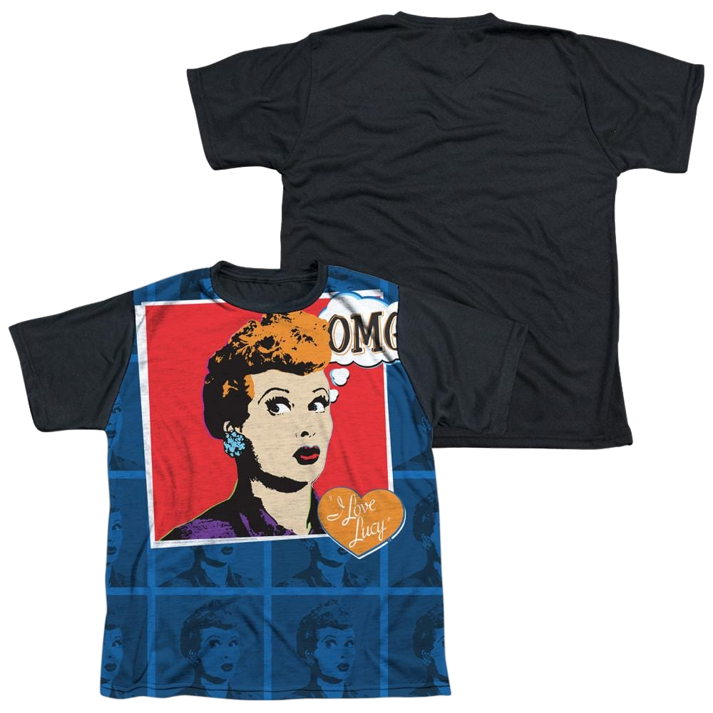 I Love Lucy Omg Youth Black Back T-Shirt (Ages 8-12) Youth Black Back T-Shirt (Ages 8-12) I Love Lucy