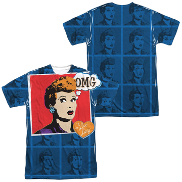 I Love Lucy Omg men's all-over print t-shirt
