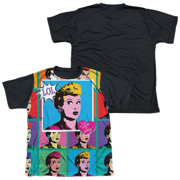 I Love Lucy Lol Youth Black Back T-Shirt (Ages 8-12) Youth Black Back T-Shirt (Ages 8-12) I Love Lucy