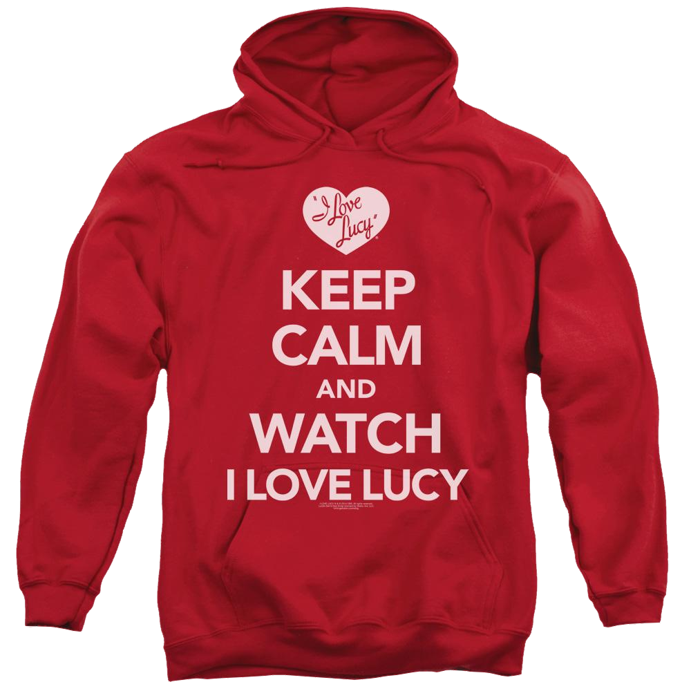 I Love Lucy Keep Calm And Watch Pullover Hoodie Pullover Hoodie I Love Lucy