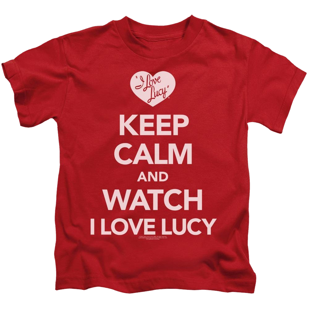 I Love Lucy Keep Calm And Watch Kid's T-Shirt (Ages 4-7) Kid's T-Shirt (Ages 4-7) I Love Lucy