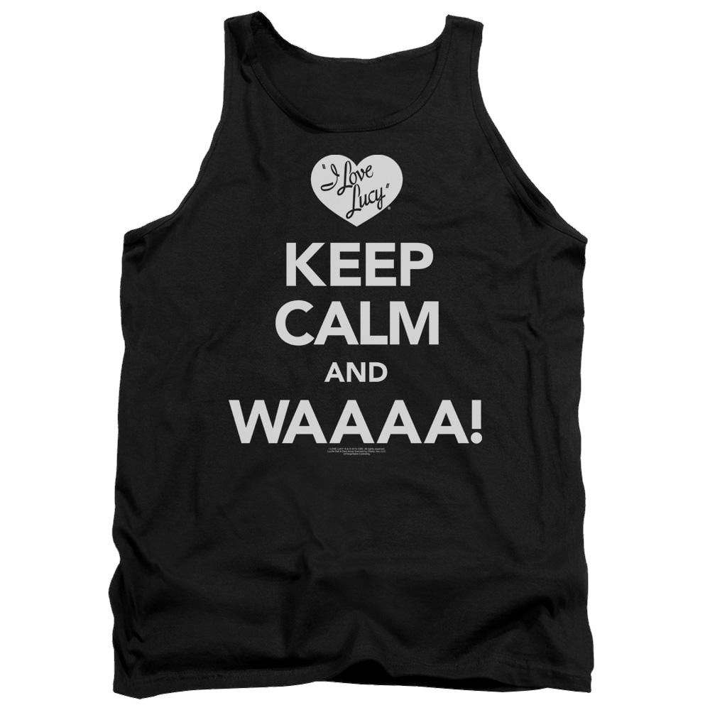 I Love Lucy Keep Calm Waaa Men's Tank Men's Tank I Love Lucy