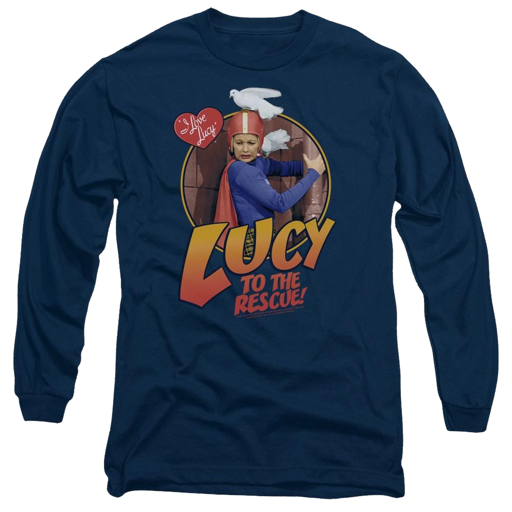 I Love Lucy To The Rescue Men's Long Sleeve T-Shirt Men's Long Sleeve T-Shirt I Love Lucy