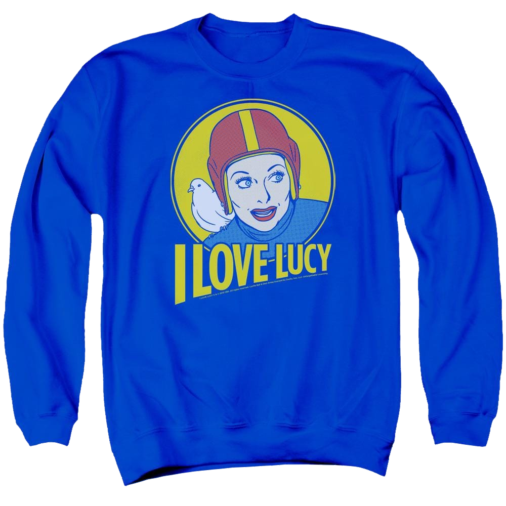 I Love Lucy Lb Super Comic Men's Crewneck Sweatshirt Men's Crewneck Sweatshirt I Love Lucy