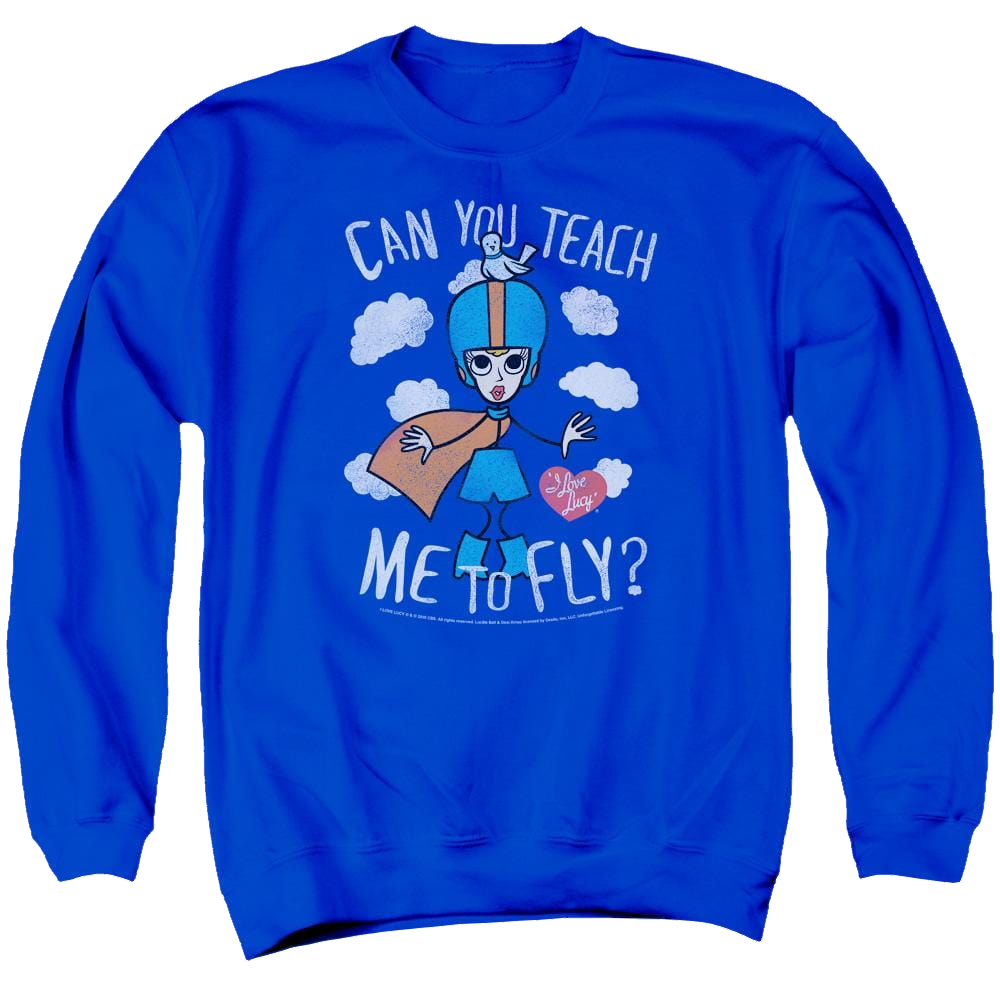 I Love Lucy Fly Men's Crewneck Sweatshirt Men's Crewneck Sweatshirt I Love Lucy