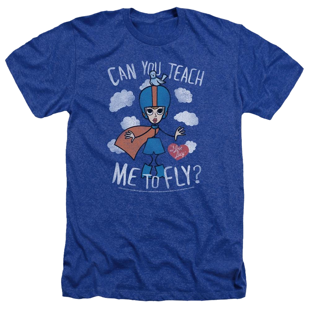 I Love Lucy Fly Men's Heather T-Shirt Men's Heather T-Shirt I Love Lucy