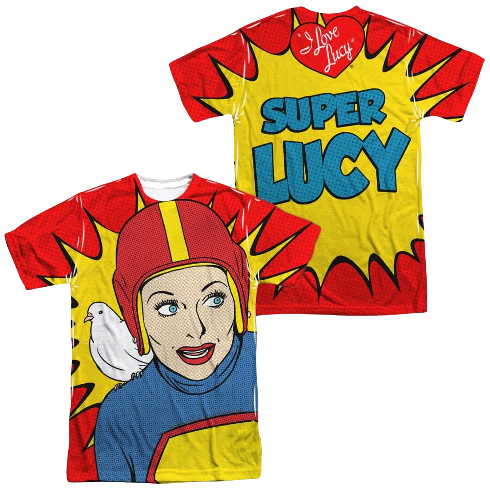 I Love Lucy Super Lucy Men's All Over Print T-Shirt Men's All-Over Print T-Shirt I Love Lucy
