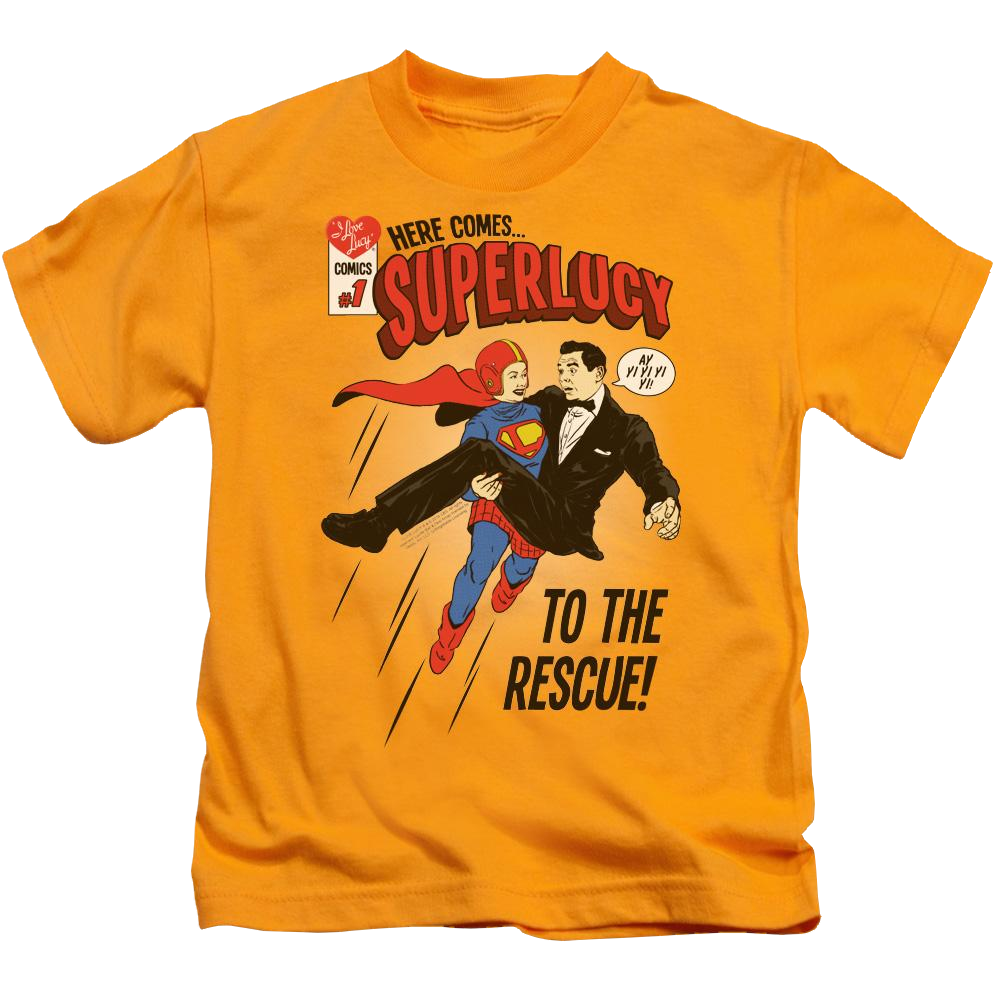 I Love Lucy Super Lucy Kid's T-Shirt (Ages 4-7) Kid's T-Shirt (Ages 4-7) I Love Lucy