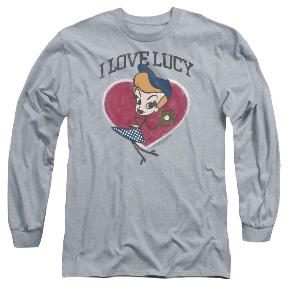 I Love Lucy Baseball Diva Men's Long Sleeve T-Shirt Men's Long Sleeve T-Shirt I Love Lucy