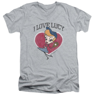 I Love Lucy Baseball Diva Men's V-Neck T-Shirt Men's V-Neck T-Shirt I Love Lucy
