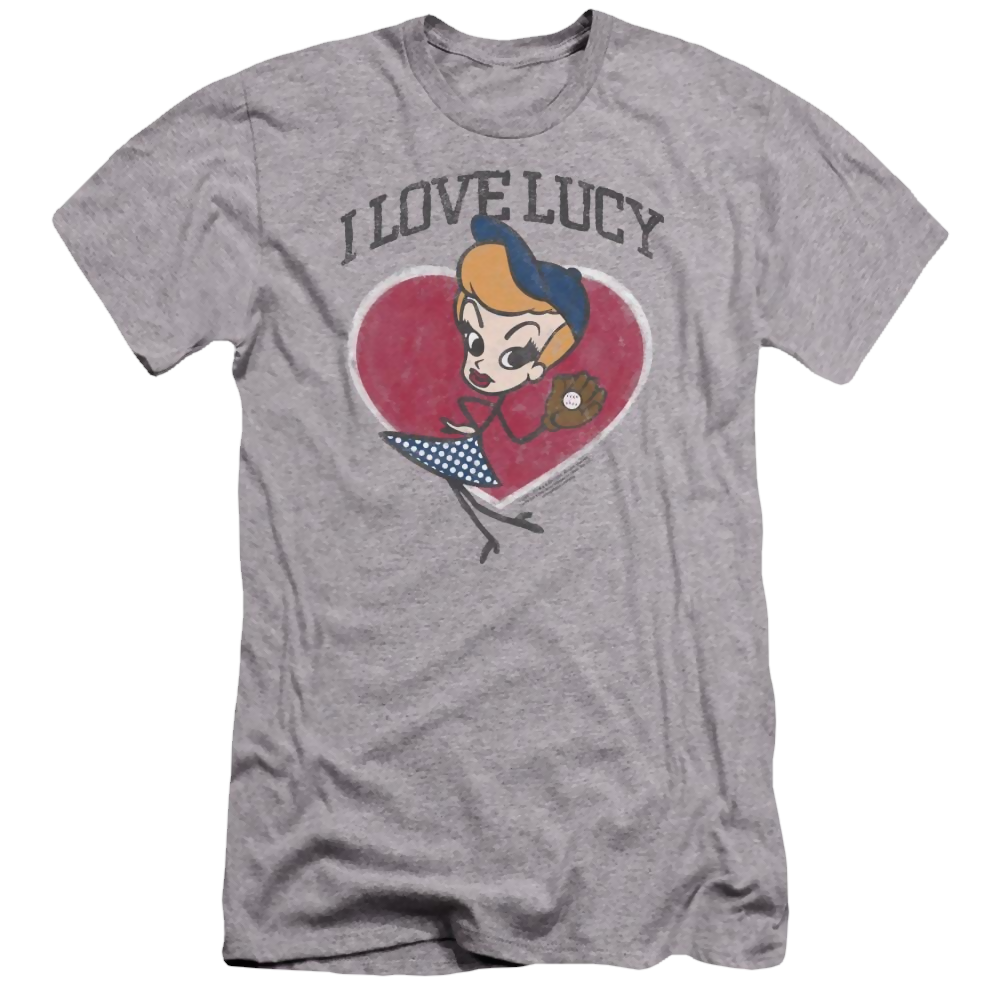 I Love Lucy Baseball Diva Men's Premium Slim Fit T-Shirt Men's Premium Slim Fit T-Shirt I Love Lucy