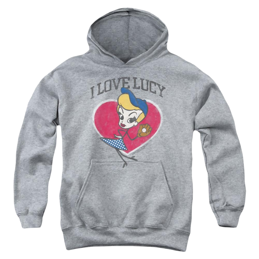 I Love Lucy Baseball Diva Youth Hoodie (Ages 8-12) Youth Hoodie (Ages 8-12) I Love Lucy