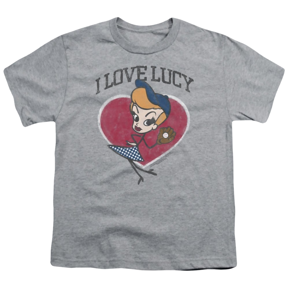 I Love Lucy Baseball Diva - Youth T-Shirt Youth T-Shirt (Ages 8-12) I Love Lucy