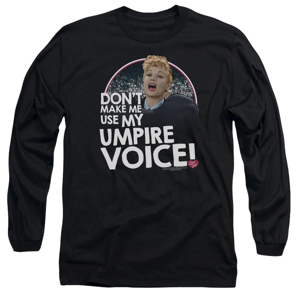 I Love Lucy Umpire Men's Long Sleeve T-Shirt Men's Long Sleeve T-Shirt I Love Lucy