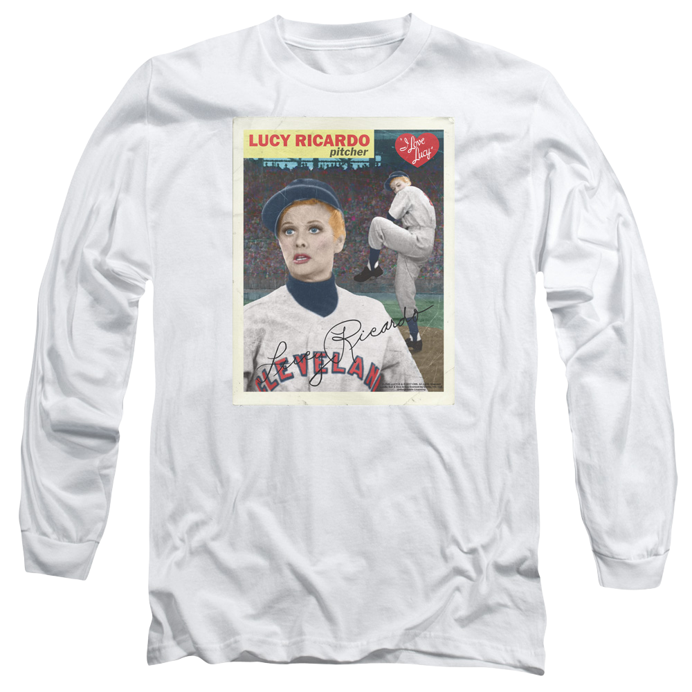 I Love Lucy Trading Card Men's Long Sleeve T-Shirt Men's Long Sleeve T-Shirt I Love Lucy
