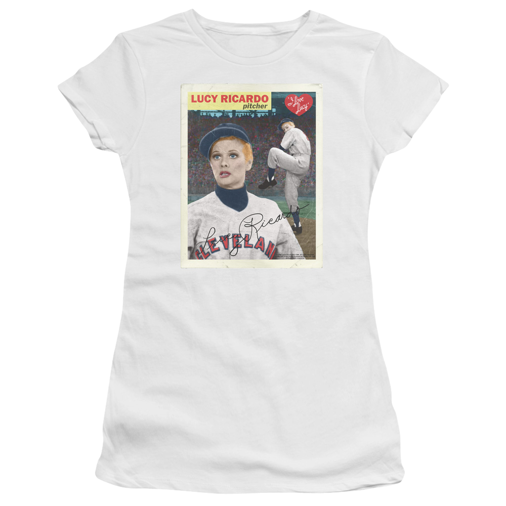 I Love Lucy Trading Card Juniors T-Shirt Juniors T-Shirt I Love Lucy