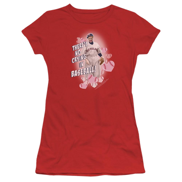 I Love Lucy No Crying In Baseball Juniors T-Shirt Juniors T-Shirt I Love Lucy