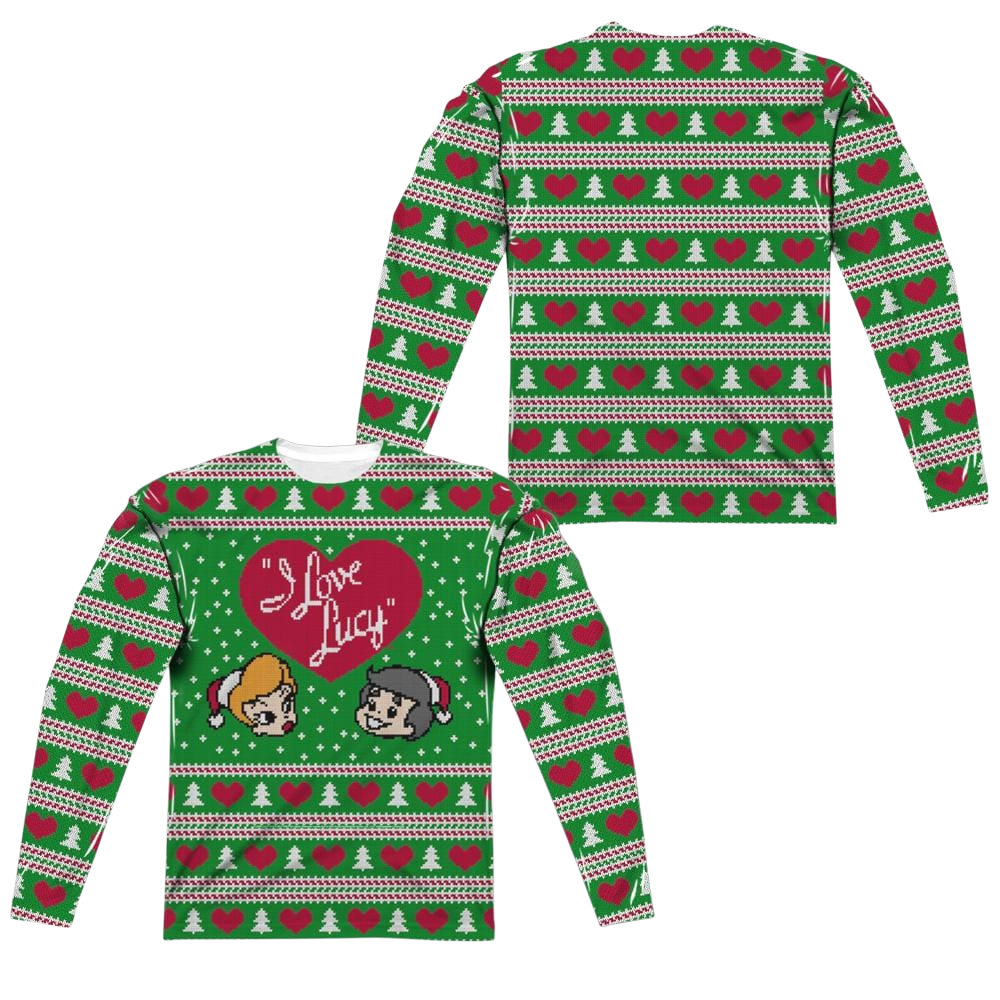 I Love Lucy Lucy Sweater Men's All-Over Print T-Shirt Men's All-Over Print Long Sleeve I Love Lucy