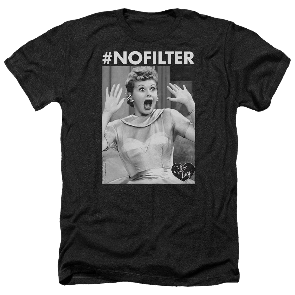 I Love Lucy No Filter Men's Heather T-Shirt Men's Heather T-Shirt I Love Lucy