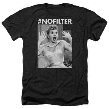 I Love Lucy No Filter Men's Heather T-Shirt Men's Heather T-Shirt I Love Lucy