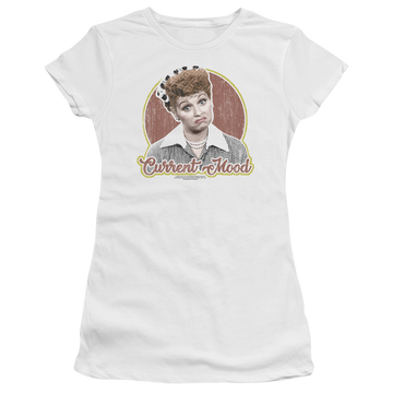 I Love Lucy Current Mood Juniors T-Shirt Juniors T-Shirt I Love Lucy