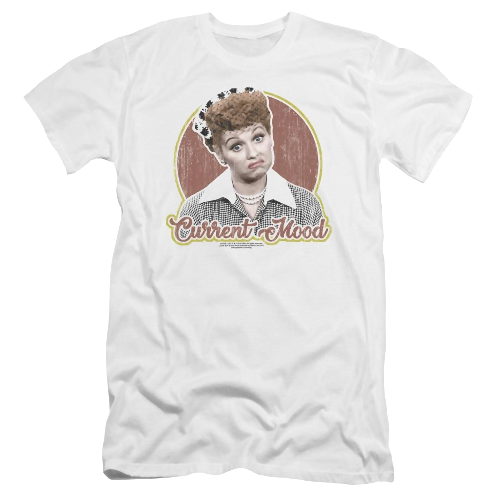 I Love Lucy Current Mood Men's Premium Slim Fit T-Shirt Men's Premium Slim Fit T-Shirt I Love Lucy