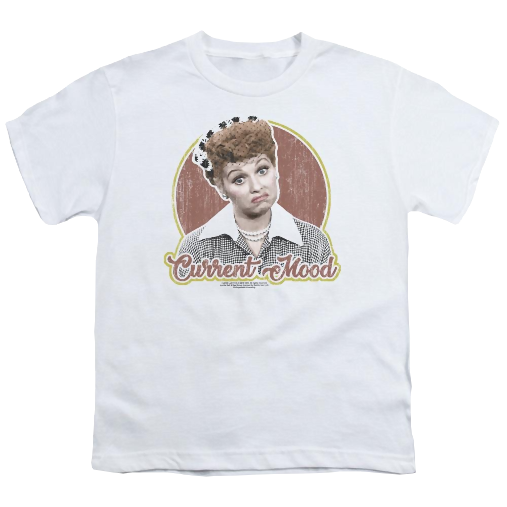 I Love Lucy Current Mood Youth T-Shirt (Ages 8-12) Youth T-Shirt (Ages 8-12) I Love Lucy