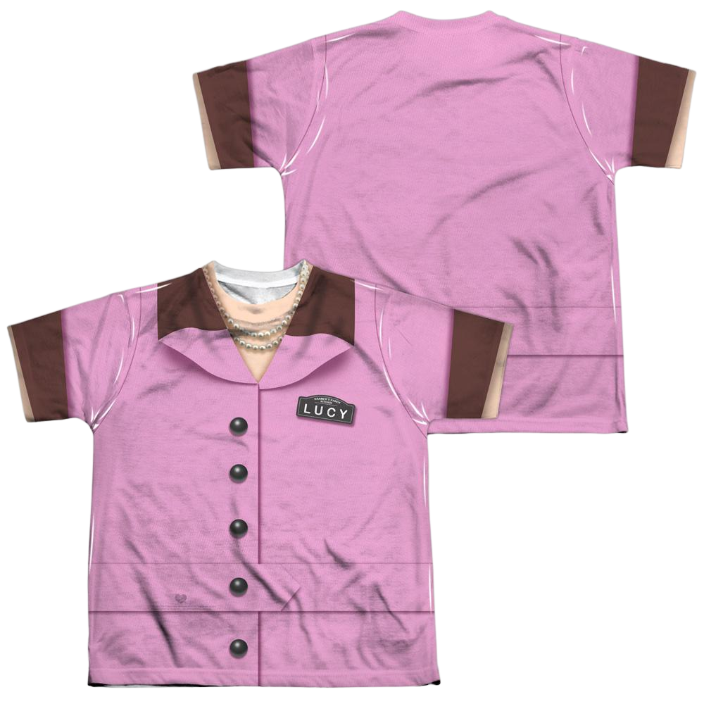 I Love Lucy Chocolate Factory Costume Youth All-Over Print T-Shirt (Ages 8-12) Youth All-Over Print T-Shirt (Ages 8-12) I Love Lucy