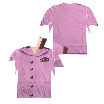 I Love Lucy Ethel Chocolate Costume Men's All-Over Print T-Shirt Men's All-Over Print Long Sleeve I Love Lucy