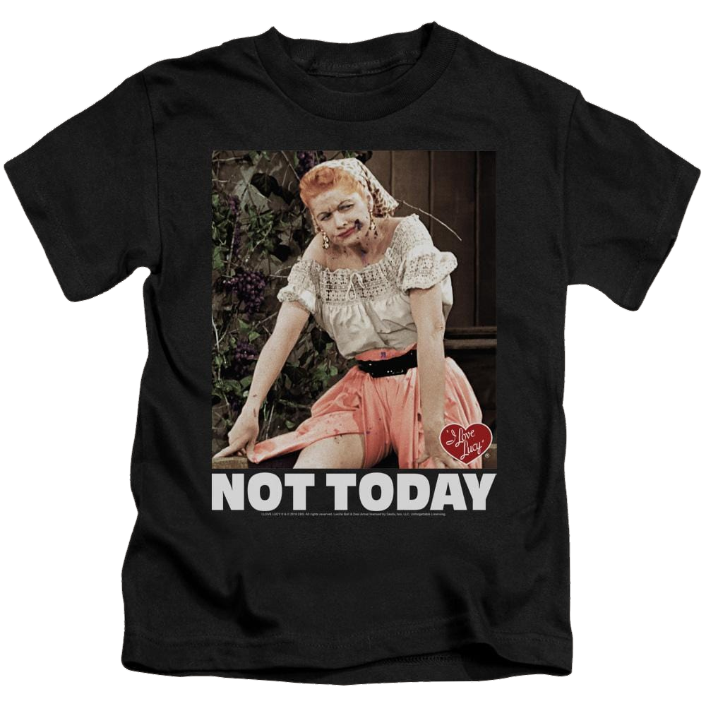 I Love Lucy Not Today - Kid's T-Shirt Kid's T-Shirt (Ages 4-7) I Love Lucy