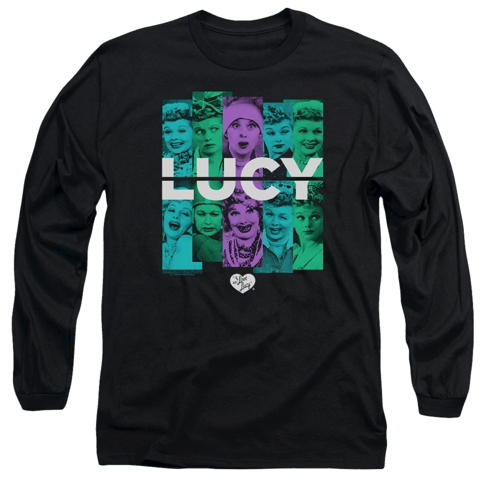 I Love Lucy Shades Of Lucy - Men's Long Sleeve T-Shirt Men's Long Sleeve T-Shirt I Love Lucy