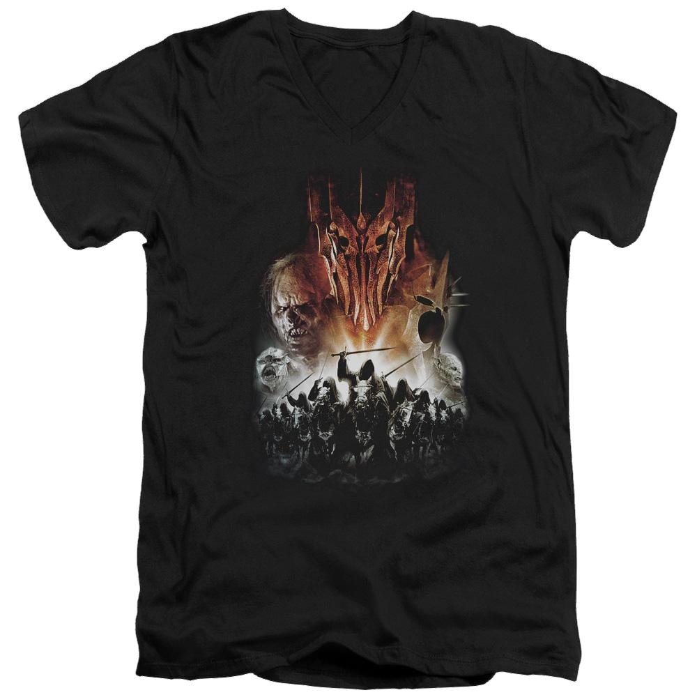 Lord of the Rings Evil Rising Men's V-Neck T-Shirt Men's V-Neck T-Shirt Lord Of The Rings