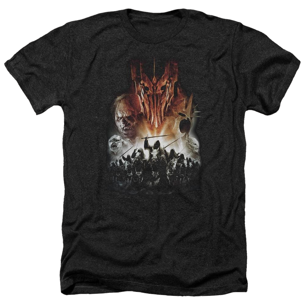 Lord of the Rings Evil Rising Men's Heather T-Shirt Men's Heather T-Shirt Lord Of The Rings