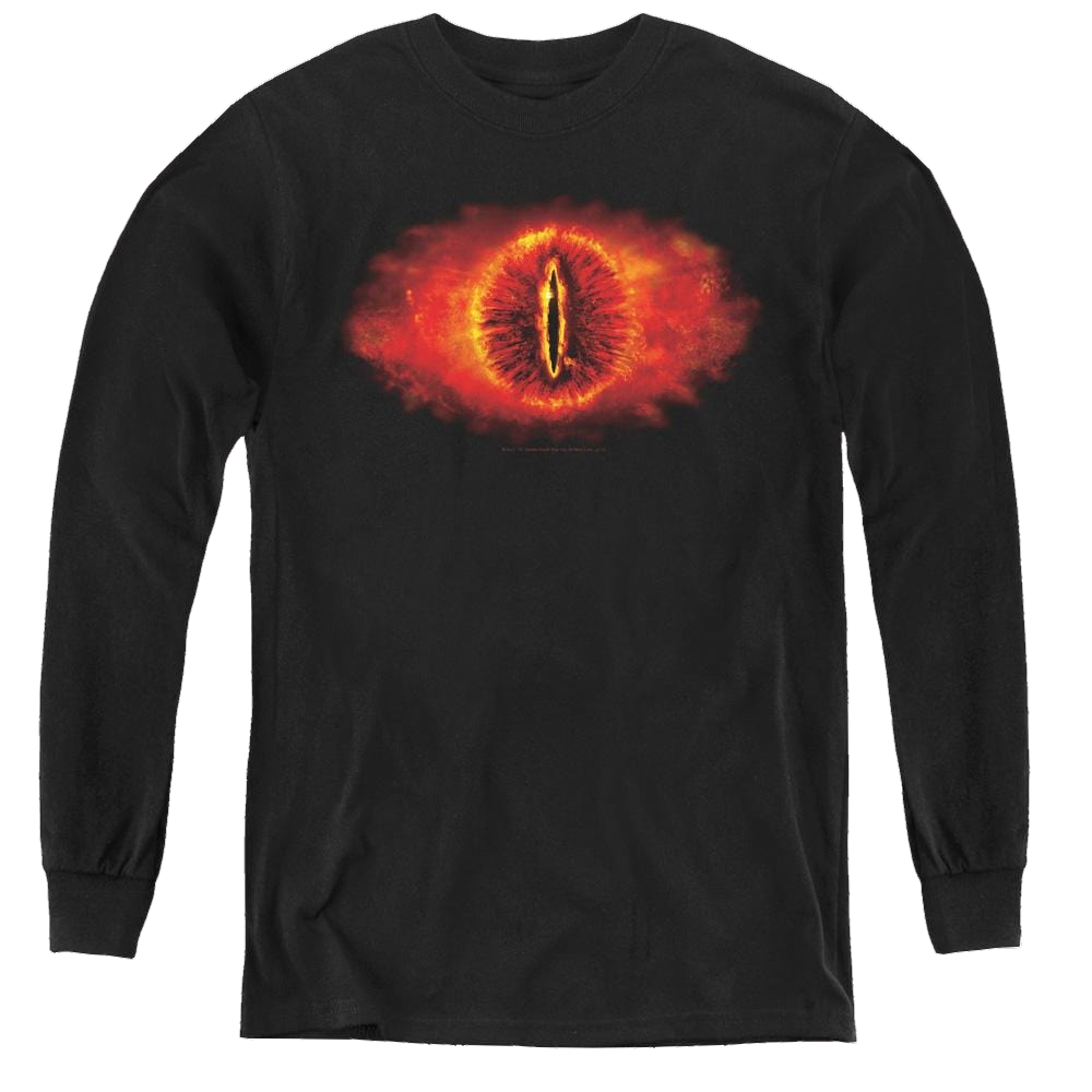Lord Of The Rings Trilogy, The Eye Of Sauron - Youth Long Sleeve T-Shirt Youth Long Sleeve T-Shirt Lord Of The Rings