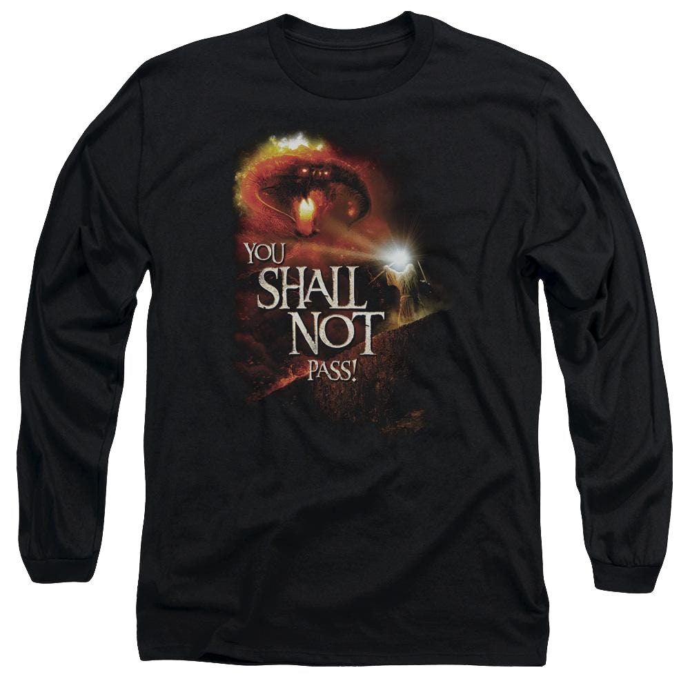 Lord of the Rings You Shall Not Pass Men's Long Sleeve T-Shirt Men's Long Sleeve T-Shirt Lord Of The Rings