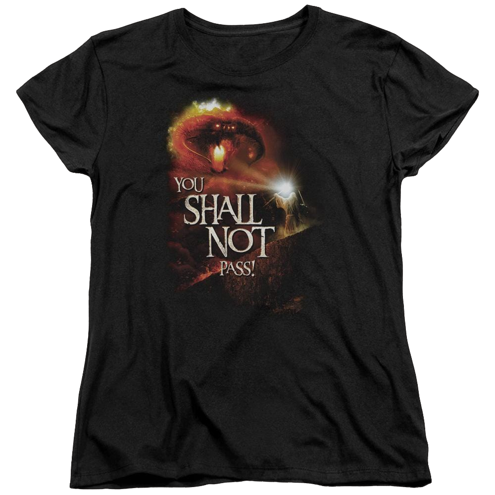 Lord of the Rings You Shall Not Pass Women's T-Shirt Women's T-Shirt Lord Of The Rings