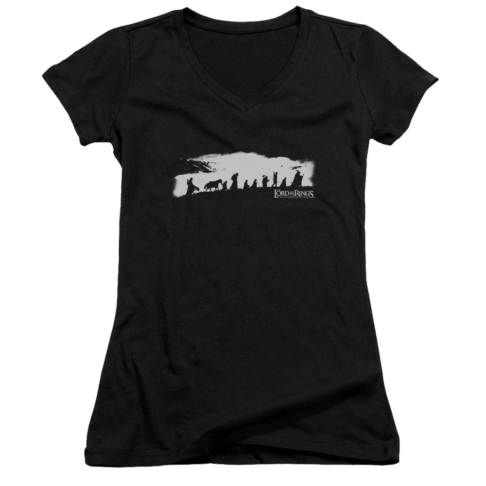 Lord of the Rings The Fellowship Juniors V-Neck T-Shirt Juniors V-Neck T-Shirt Lord Of The Rings