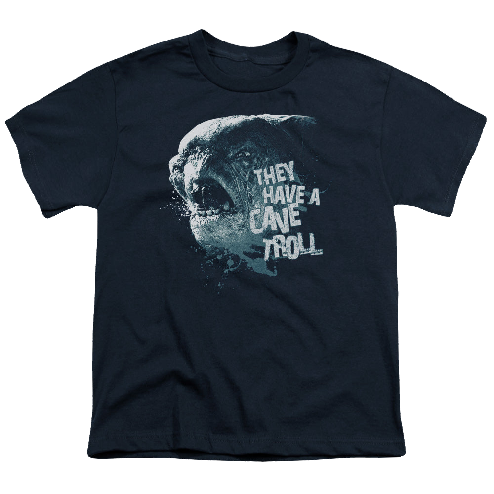 Lord of the Rings Trilogy, The Cave Troll - Youth T-Shirt Youth T-Shirt (Ages 8-12) Lord Of The Rings