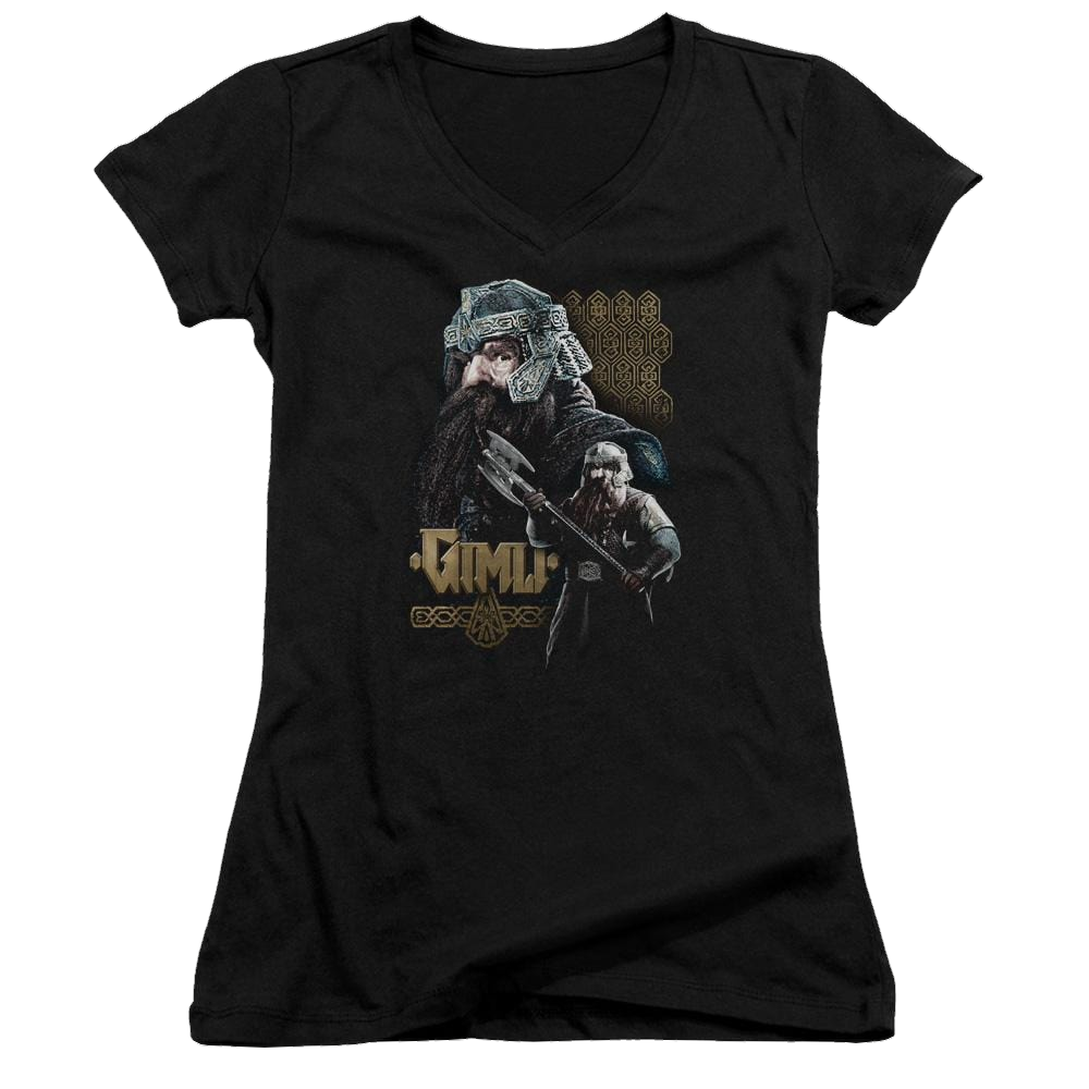 Lord of the Rings Gimli Juniors V-Neck T-Shirt Juniors V-Neck T-Shirt Lord Of The Rings