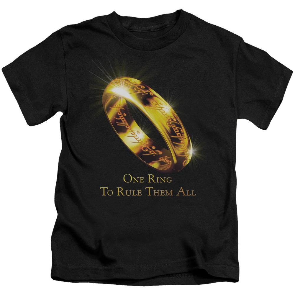 Lord of the Rings Trilogy, The One Ring - Kid's T-Shirt Kid's T-Shirt (Ages 4-7) Lord Of The Rings