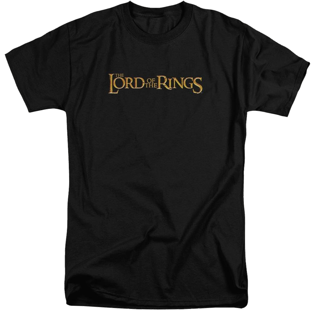 Lord of the Rings Lotr Logo Men's Tall Fit T-Shirt Men's Tall Fit T-Shirt Lord Of The Rings