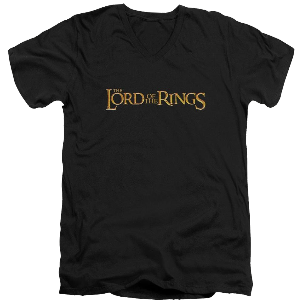 Lord of the Rings Lotr Logo Men's V-Neck T-Shirt Men's V-Neck T-Shirt Lord Of The Rings