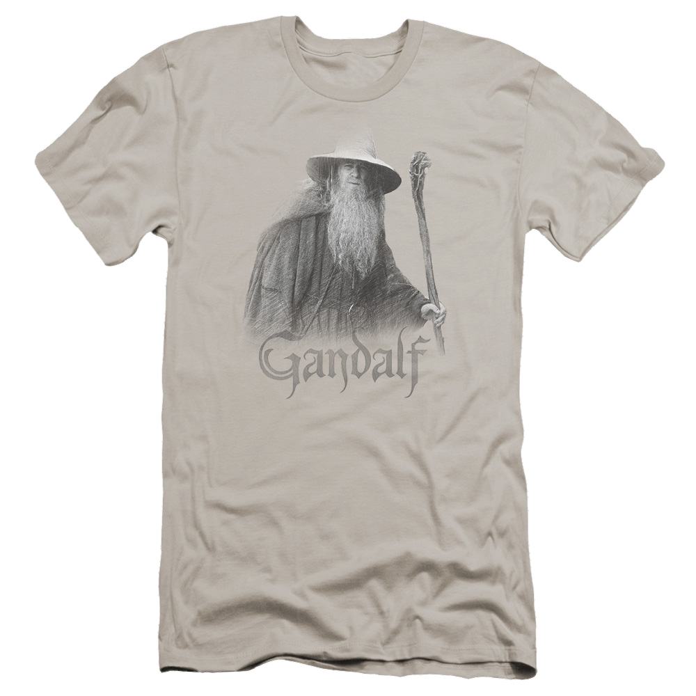 Lord of the Rings Gandalf The Grey Men's Premium Slim Fit T-Shirt Men's Premium Slim Fit T-Shirt Lord Of The Rings