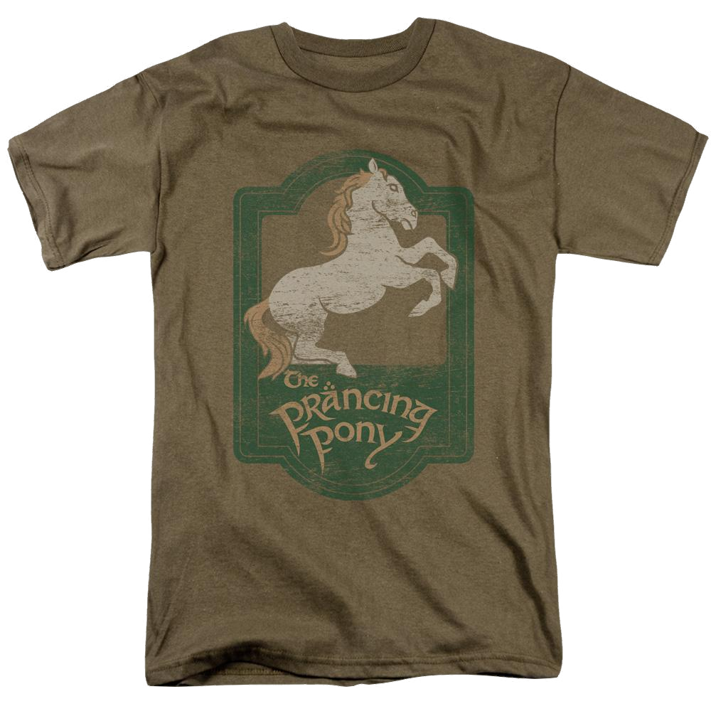 Lord Of The Rings Trilogy, The Prancing Pony Sign - Men's Regular Fit T-Shirt Men's Regular Fit T-Shirt Lord Of The Rings