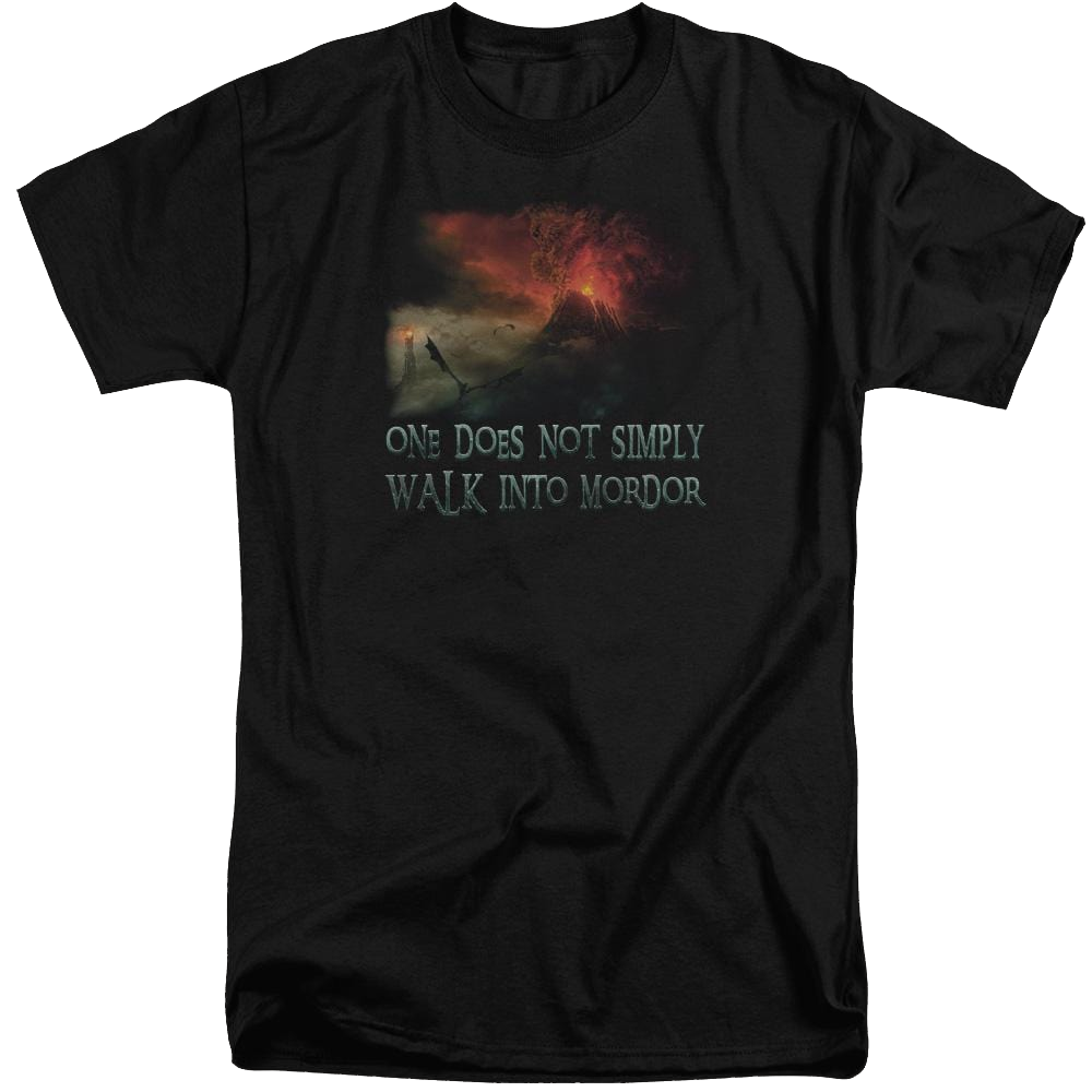 Lord of the Rings Walk In Mordor Men's Tall Fit T-Shirt Men's Tall Fit T-Shirt Lord Of The Rings